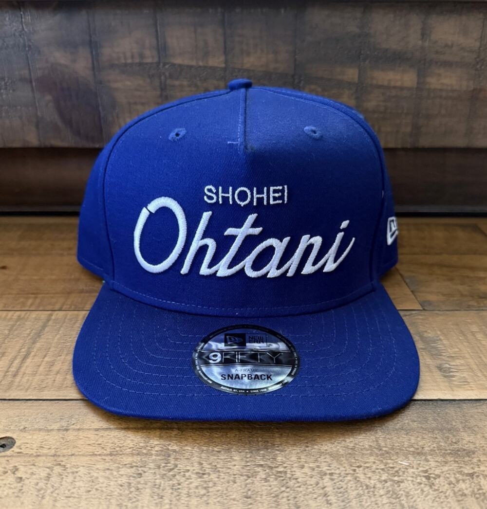 Shohei Ohtani Hat Snap Back Mens One Size Blue MLB Baseball New Era 9FIFTY NEW